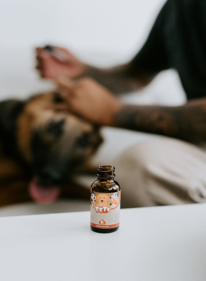 Punkin Butt Ear Oil for Cats & Dogs (1 oz Bottle) Bottle | Organic Garlic, Mullein and Calendula Ear Drops - Image 2